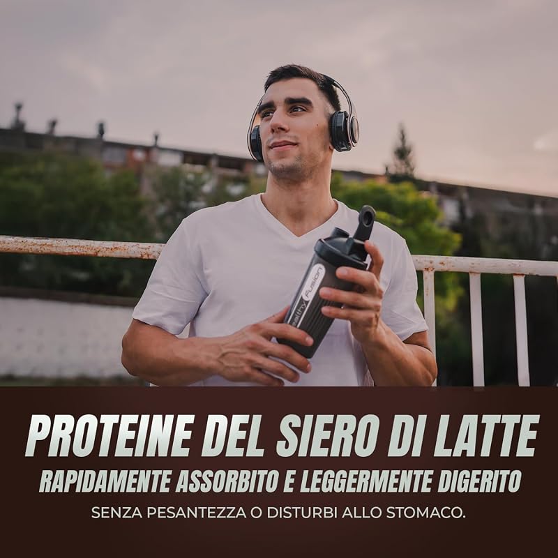 Whey Protein | Proteina Whey pura con Collagene e Magnesio | Migliora i tuoi allenamenti | Protegge e aumenta la massa muscolare | 1000g di proteina (Fragola)