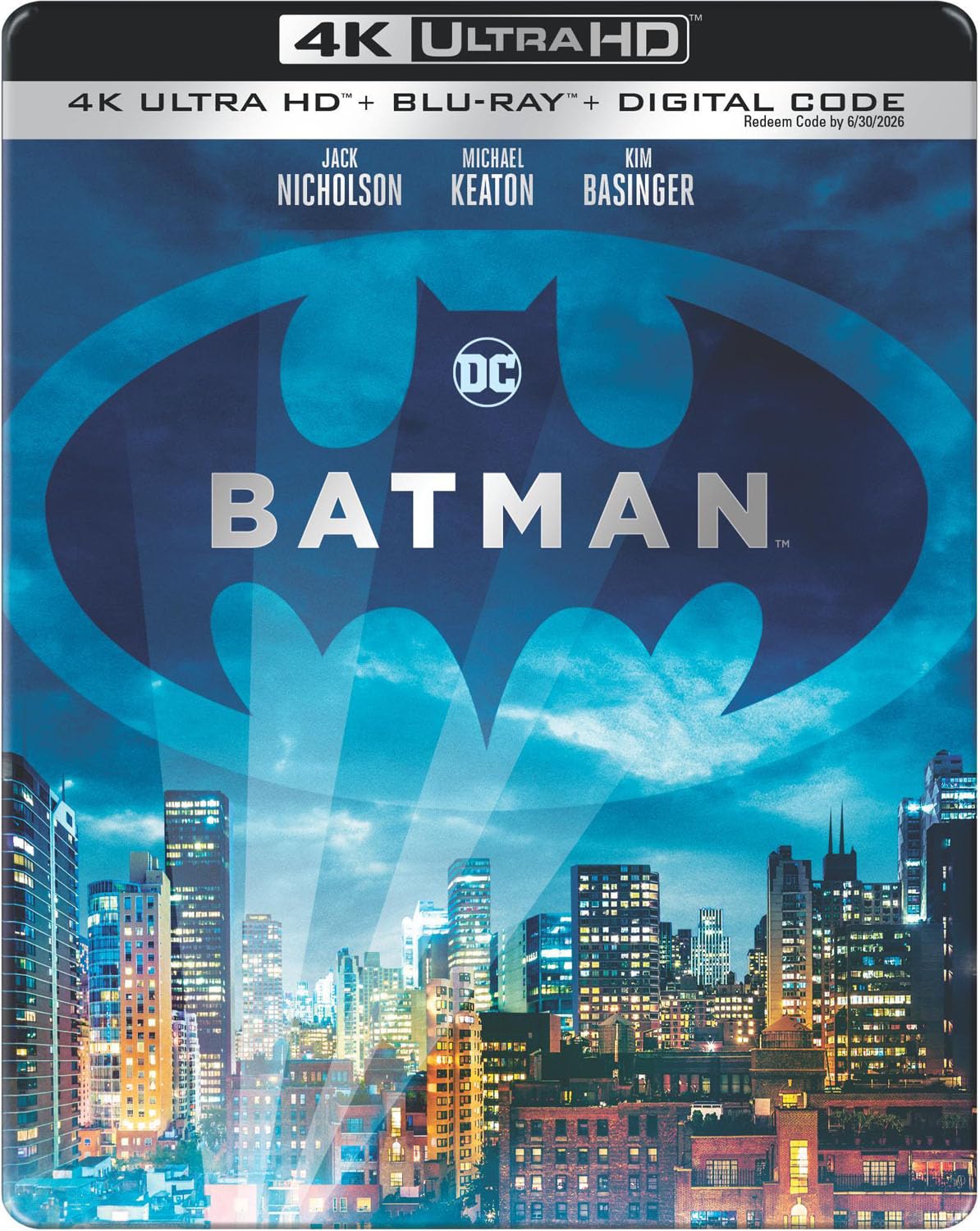 Photo 1 of Batman (1989) (4K Ultra HD + Blu-ray + Digital/Steelbook)