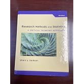 Research Methods and Statistics: A Critical Thinking Approach