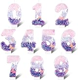 mciskin Butterfly Number 4 Candle Purple Pink 4th Birthday Topper for Cake view 3