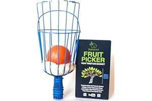 EVERSPROUT Twist-On Fruit Picker Basket, Twists onto Standard US Threaded Pole (3/4-inch ACME), Fruit Picker Head Basket, Fruit Harvesting Tool, Apple, Mango Picker etc. (Head Only, Pole Not Included)