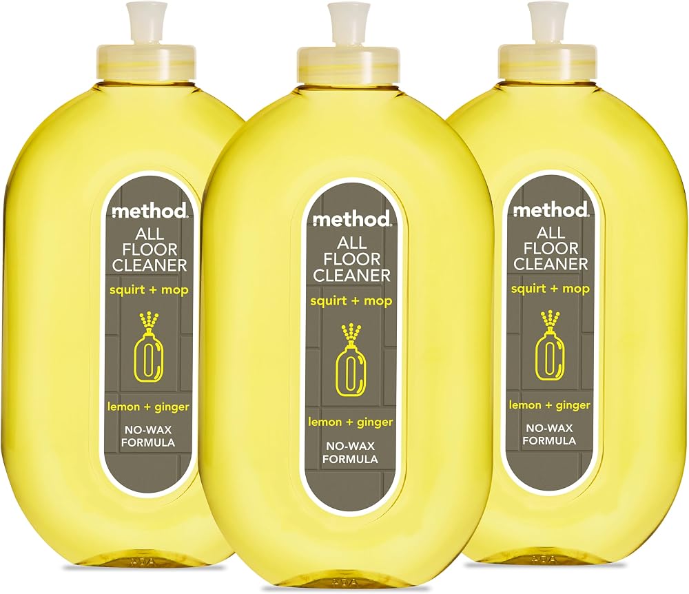 Method Multipurpose Floor Cleaner Lemon Ginger 739ml Pack of 3