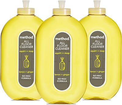 Method Multipurpose Floor Cleaner Lemon Ginger 739ml Pack of 3