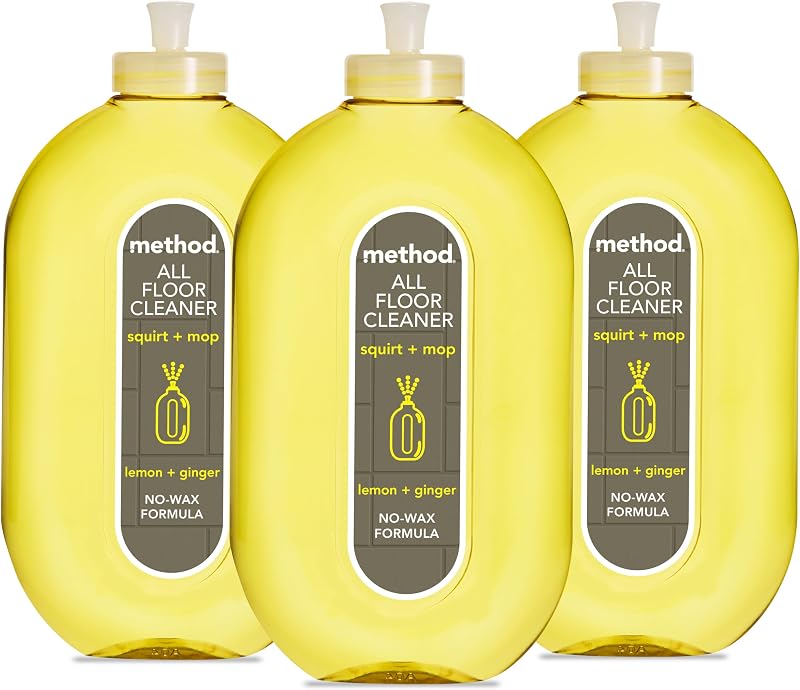 Method Multipurpose Floor Cleaner Lemon Ginger 739ml Pack of 3