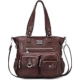 KL928 Large Purses for Women Shoulder Bag Tote Handbags Stylish Vegan Leather Hobo Bags Ladies, A-Black-4 | Large, Purses, Stylish, Ladies, Large, Purses