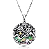 ANGSAU God is Greater than the Highs and Lows Necklace S925 Sterling Silver the Highs and Lows Pendant Necklace Christian Faith Jewelry Gifts for Women Men