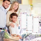 Yafe Magnetic Shopping List Pad 3 Pack Fridge 150 Sheets Flowers Design view 7