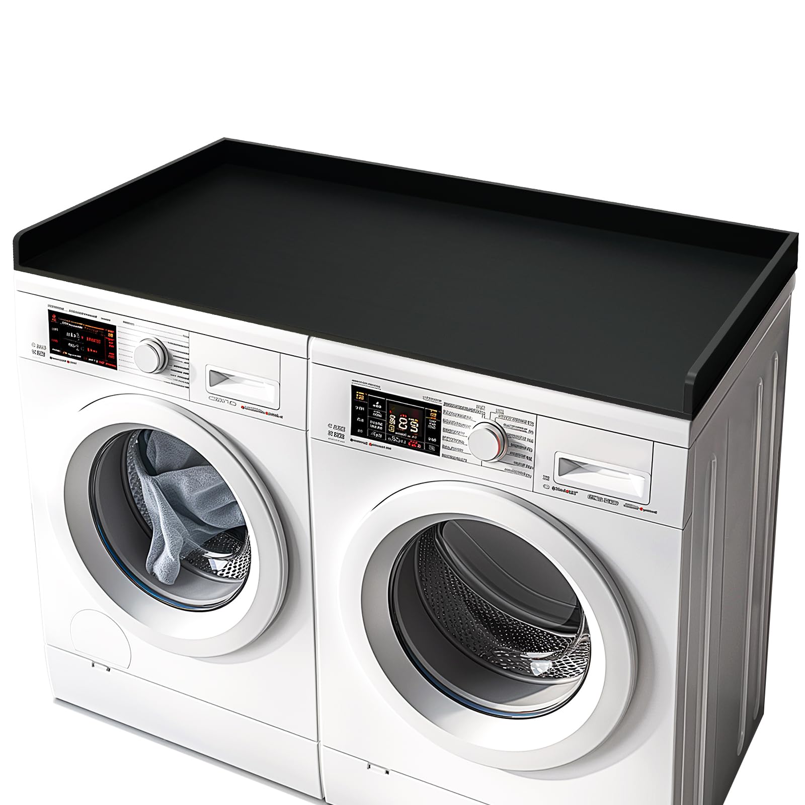Photo 1 of Washer Dryer Countertop, Washer and Dryer Countertop for Laundry Room Organization(Black)