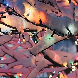 YULETIME Multicolor Christmas Lights, 66 Feet 200
