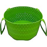 Yumvio 10 Quart Silicone Steamer Basket Compatible with 10 Qt Instant Pot Duo Nova - Extra Large 10 quart Pressure Cooker Acc