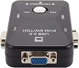 Uinfhyknd USB VGA KVM Switch 2 Port SVGA Keyboard Mouse 1920x1440 view 7
