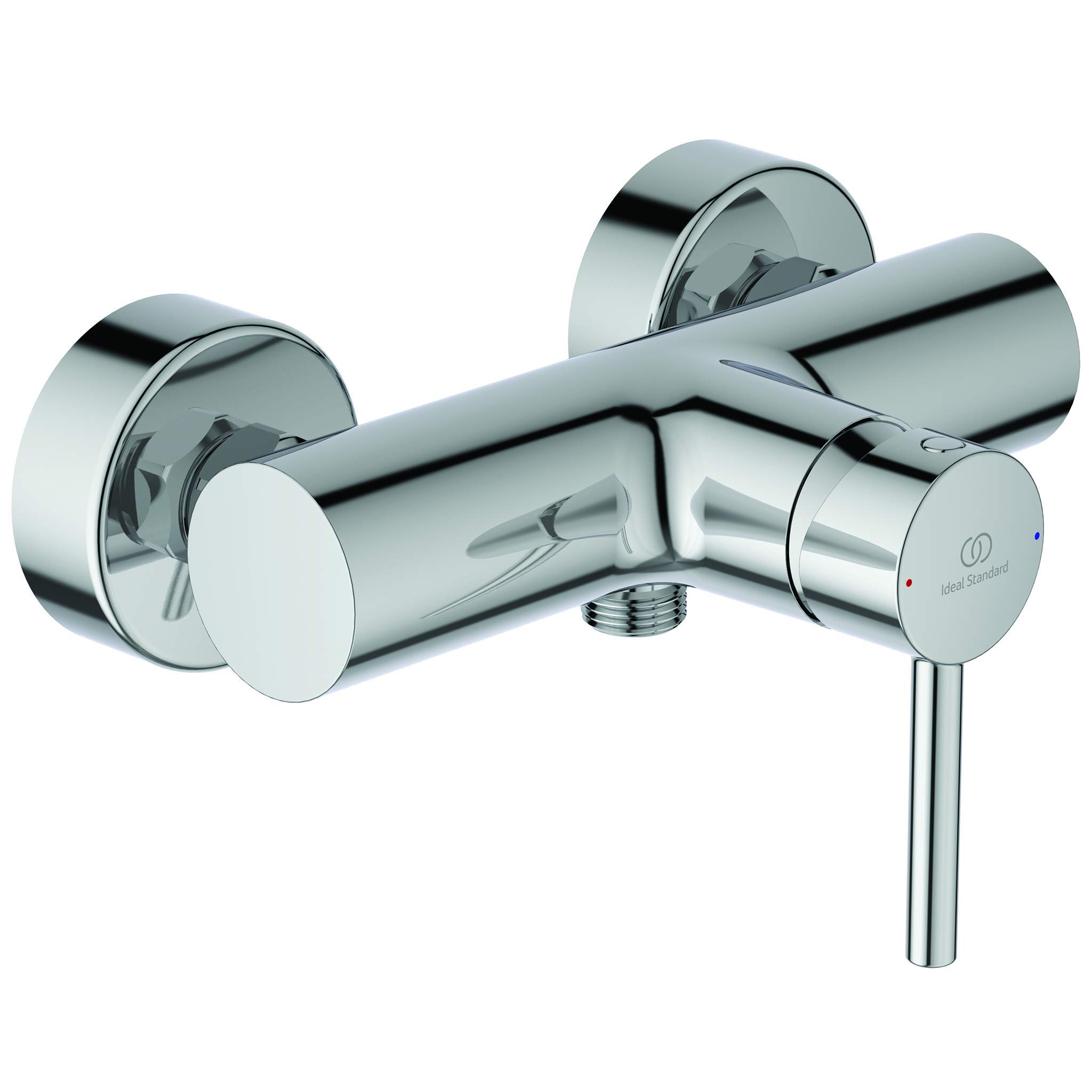 Ideal Standard Kolva BC674AA Wall-Mounted Shower Mixer Tap, Chrome