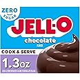 Jell-O Cook & Serve Chocolate Sugar Free & Fat Free Pudding & Pie Filling Mix, 24 ct Pack, 1.3 oz Boxes