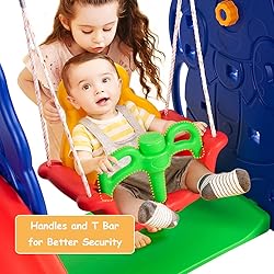 Costzon Toddler Long Slide Set, 3-in-1 Large