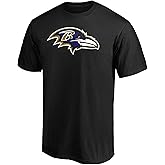 NFL Youth 8-20 Team Color Performance Polyester Primary Logo T-Shirt (Baltimore Ravens Black, 14-16)