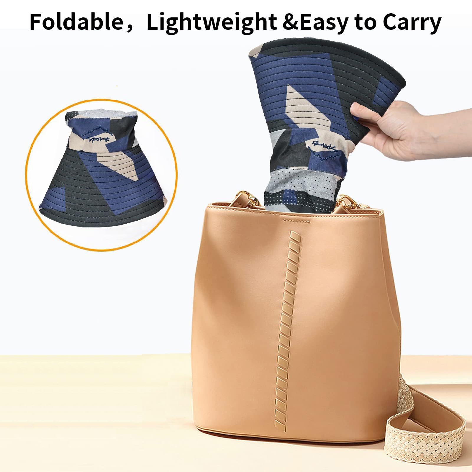 Sun Hats for Men Women Fishing Hat UPF 50+ Breathable Wide Brim Summer UV Protection Hat