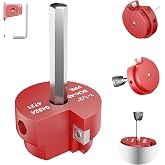 Hehdbz PVC Pipe Reamer &amp; Fitting Saver, 1-1/2 Inch Aluminum Head 3/8 Inch Hex Shaft, Plumbing Tool for PVC SCH 40 ABS CPVC Lines
