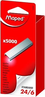 Maped 24/6 Standard Staples 5000 Pack