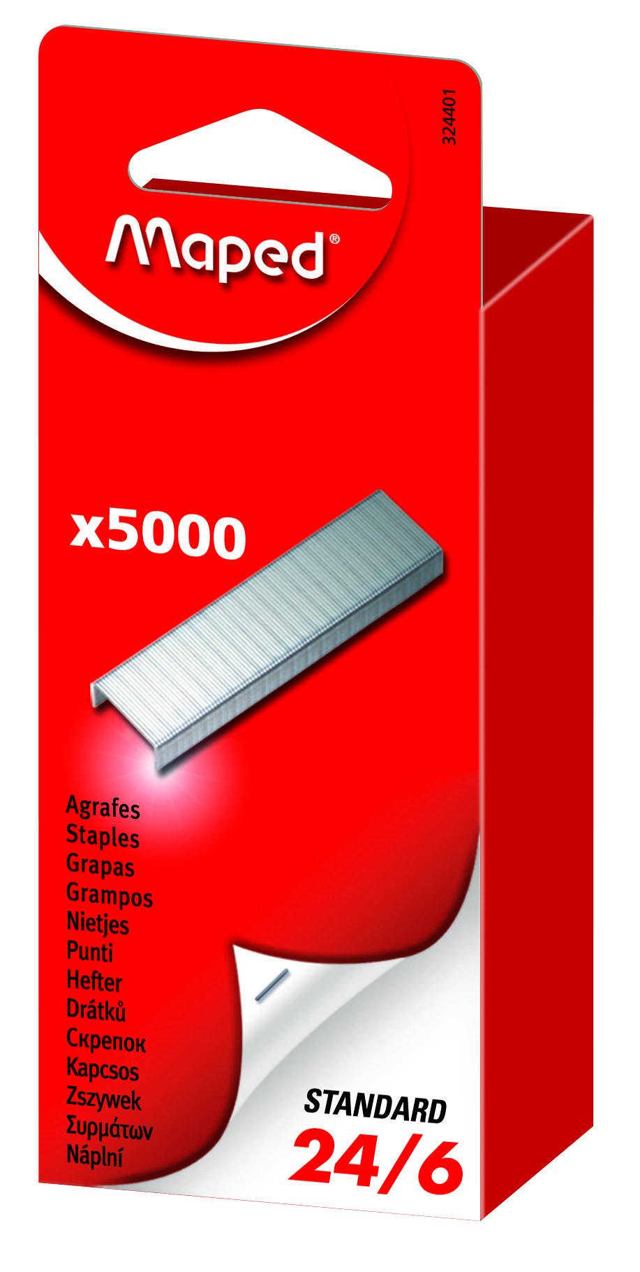 Maped 24/6 5000 Standard Staples, 324401