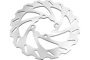 OTINUBEE Rear Brake Disc Rotor ATV 220mm Fit for YAMAHA BANSHEE 350 1987-2006, BLASTER 200 1988-2006, WARRIOR & WOLVERINE 350 1995-2005, Raptor 660R 2001-200, 2XJ-25831-50-00 2GU-25831-51-00