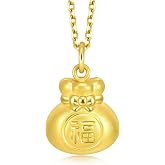 CHOW SANG SANG 999 24K Gold Chinese Gifting Collection Fortune Bag Charm for Women 91975P