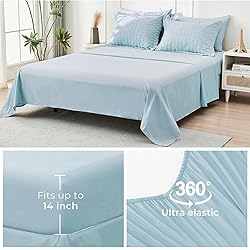 HYMOKEGE Lake Blue Full Size Comforter Sets