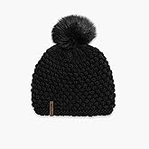 Turtle Fur Women's Snowfall Plush Fleece Lined Faux Pom Beanie