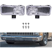 Front Turn Signal & Parking Light Set For 1981-1982 Chevy C10/GMC Pickup & Suburban/Blazer 7 thumbnail image