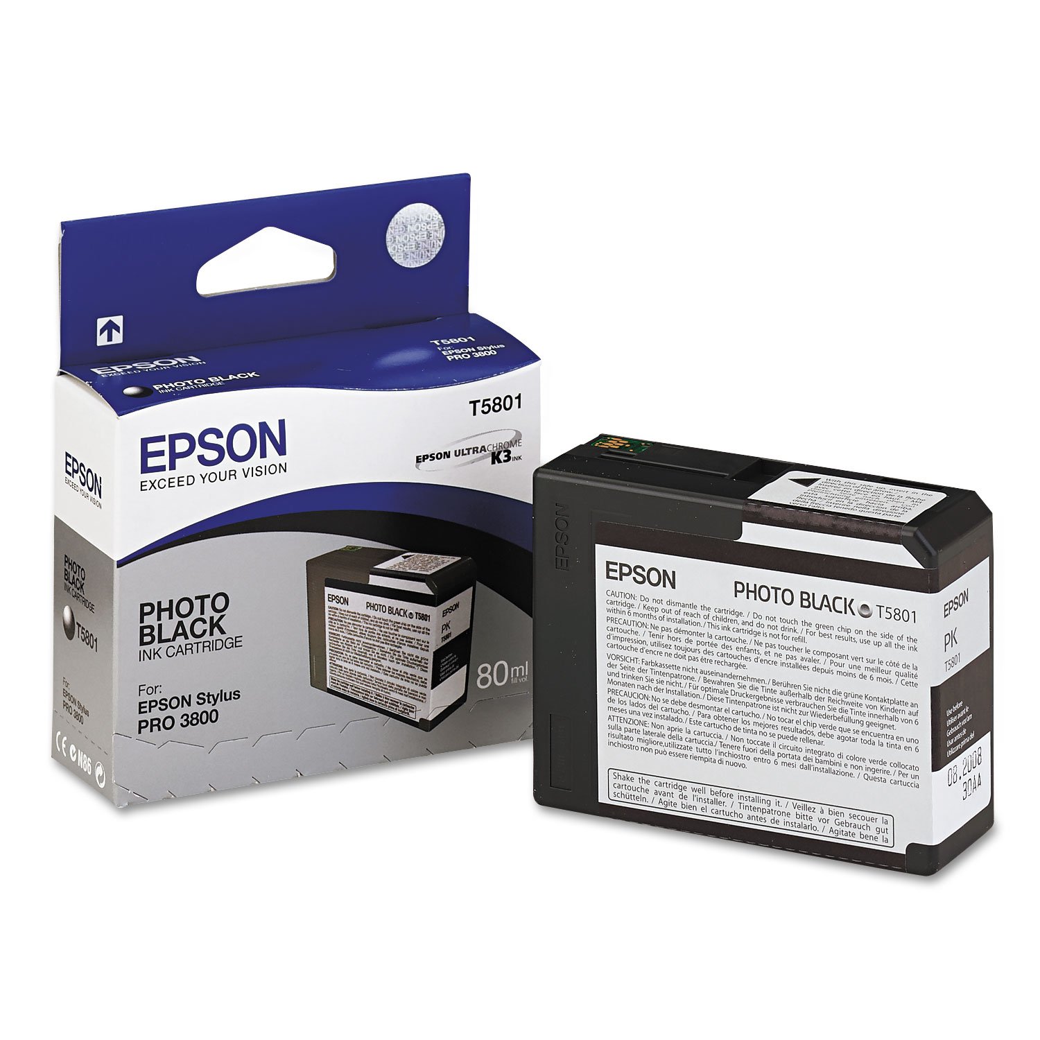 Epson T5801 - Print cartridge - 1 x photo black