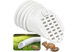 Removable Gutter Cover & Downspout Connector with Filter, Leaf Guard Protects Gutter Downspout from Clogs and Small Animals, 