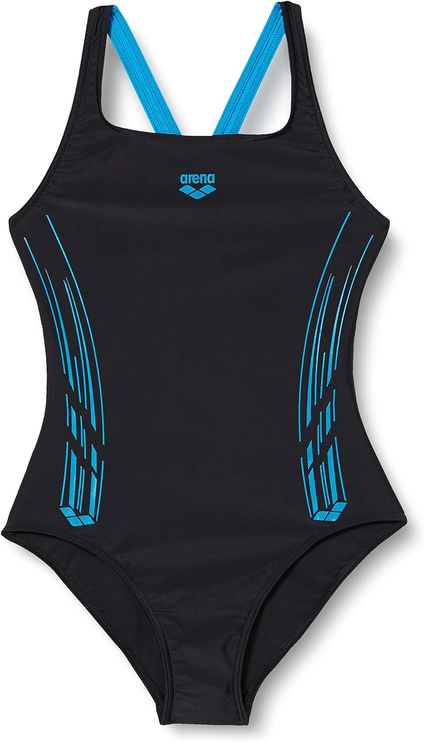 ARENA Costume Intero Donna Snake Skin | MaxLife Resistente Al Cloro, UPF50+, Schiena Aperta, Taglie Disponibili