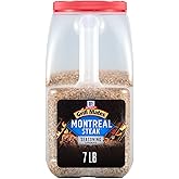 McCormick Grill Mates Montreal Steak Seasoning, 7 lb - One 7 Pound Container Montreal Steak Rub Seasoning, Ideal for Steaks, Ribs, Burgers and Vegetables for a Zesty Flavor