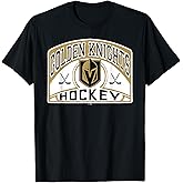 Vegas Golden Knights Glide Black Officially Licensed T-Shirt