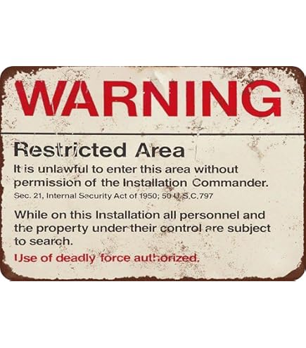 Metal Wall Sign - Achtung Minen - WW2 German War Mines Man Cave Warning