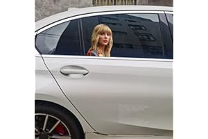 Senksll Car Window Cling Funny Car Sticker Window Decal for Vehicles Automotive Stickers(for Right Side) ()