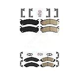 AmeriBRAKES Front Rear Ceramic Disc Brake Pads Kit