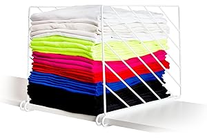 TitanSecure Shelf Dividers for Closets, 8 PK White 12” Sturdy Wood Shelf Dividers | Shelf Organizer for Closets for Wood or MDF Shelves – Use as Bathroom Kitchen Pantry Cabinet Organizers and Storage