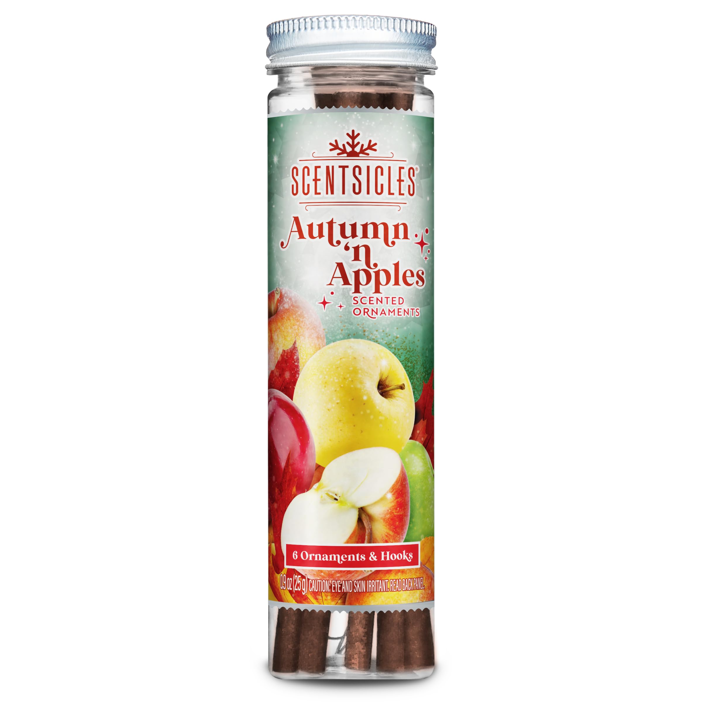 Scentsicles Christmas Scent Sticks - Pack of 6 - Apples & Autumn
