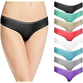 Cotton Whisper Women's Sleek String Bikini Panty 8 Pack M M Medium