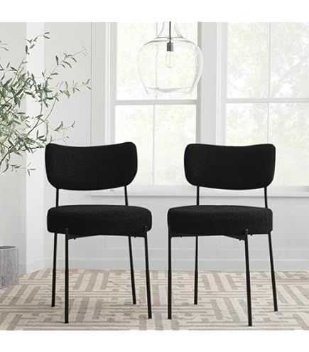 SISANDI ZAHA CLASSIC Ⅱ midnight black Amazon.com - Clihome Velvet Dining Chairs Set of 2，Black