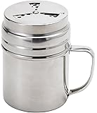 Elizabeth Karmel&rsquo;s Adjustable Dry Rub Shaker with Holes for Medium and Coarse Grind Seasonings, Stainless Steel, 1-Cup Capacity