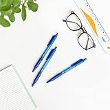 BIC Soft Feel Blue Ballpoint Pens 12 Pack 1.0 mm Medium Point view 2