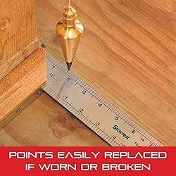 Starrett Solid Brass Corrosion - Resistant Plumb