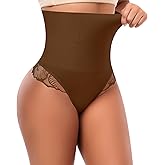 Tummy Control Thong Shapewear for Women High Waisted Body Shaper Panties Shaping Thong Girdle Underwear