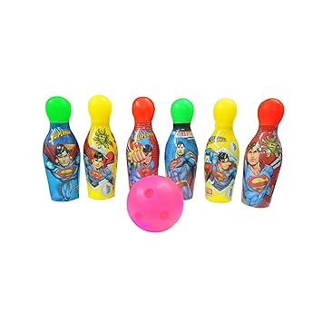 Warner Bros Superman Bowling Set, Multi Color