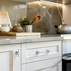 HESTIA HARDWARE 10 Pack Polished Nickel Cabinet