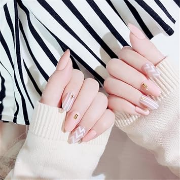 Amazon Com Fake Artificial Nails Decoration Artificial False