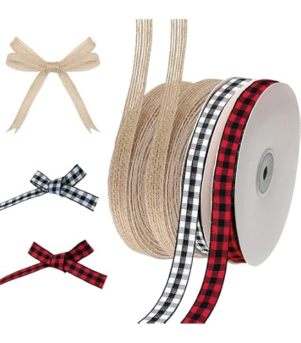 Uxcell Natural Cotton Stripes Ribbon - 1.5 Inch X 10 Yard Grosgrain Ribbon Roll For Crafts & Gift Wrapping - View #8