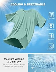 Men's Workout Athletic T-Shirts Moisture Wicking