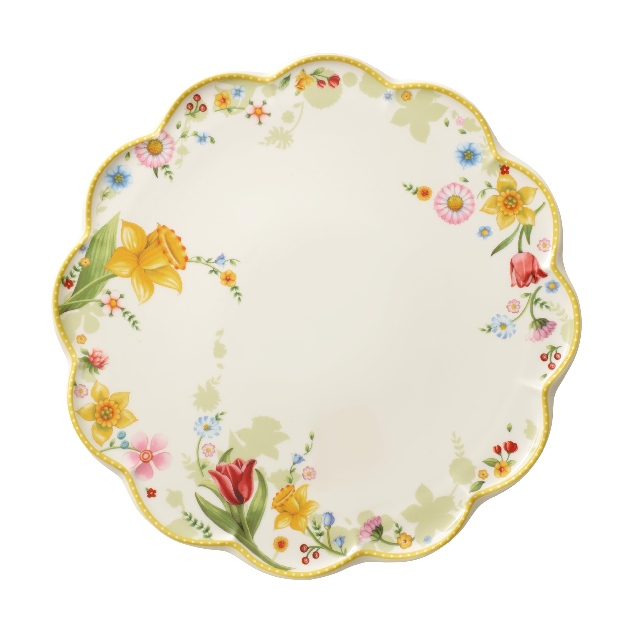 Villeroy & Boch – Spring Awakening Cake Plate 33cm, Cake Stand, Easter Decorations Home, Easter Gifts for Adults, Premium Porcelain